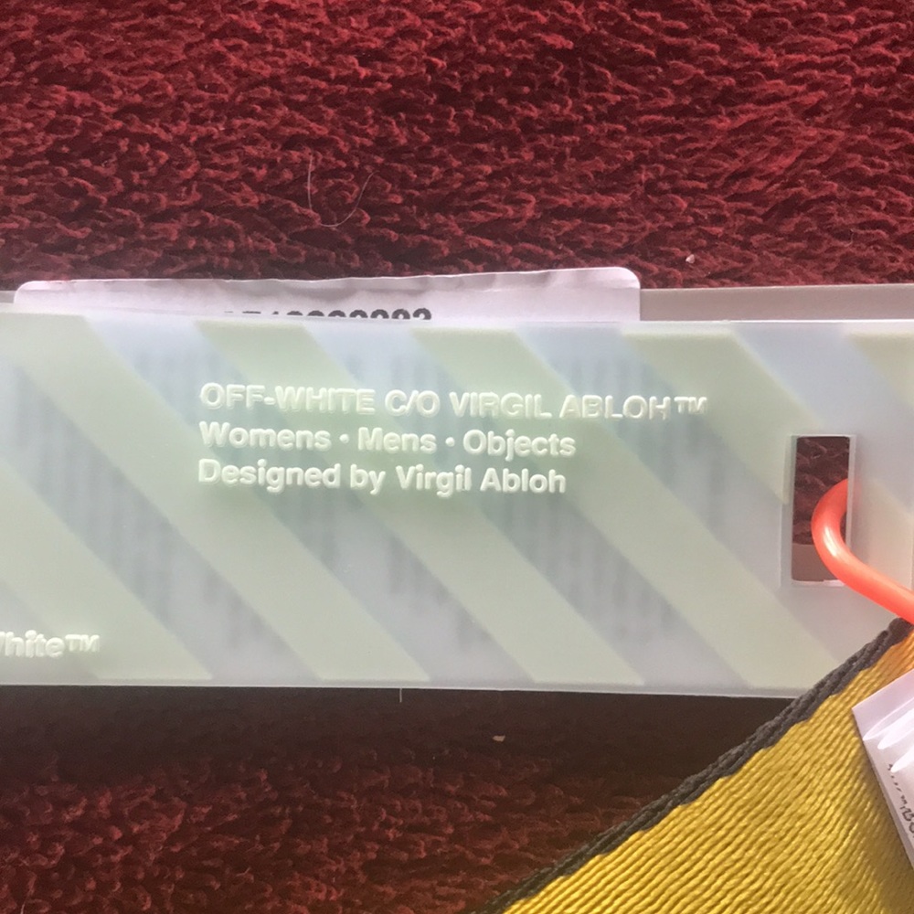 🎉HP🎉 Off-White Industrial Belt Yellow Black NWT - Picture 10 of 13